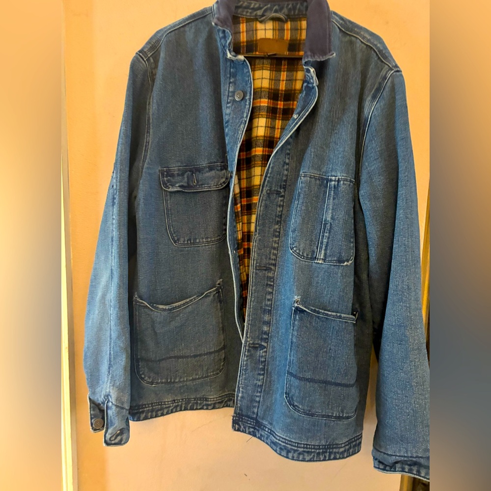 ASOS Blue and Yellow Military Field Jacket